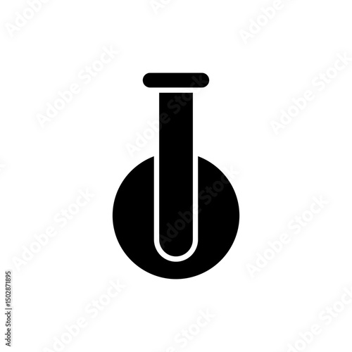 Laboratory Test Tube Icon for Science and Medical Research