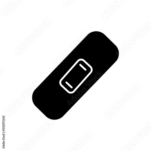 Wound Dressing Patch Shape Medical Illustration for Wound Care
