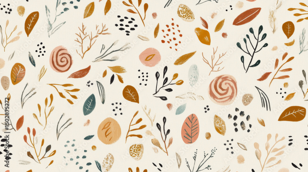African motif pattern with colorful and intricate design, texture, suitable for background