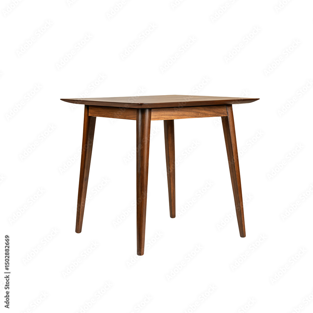 Mid-Century Modern Side Table PNG with Transparent Background Mid-Century Modern Side Table PNG with Transparent Background