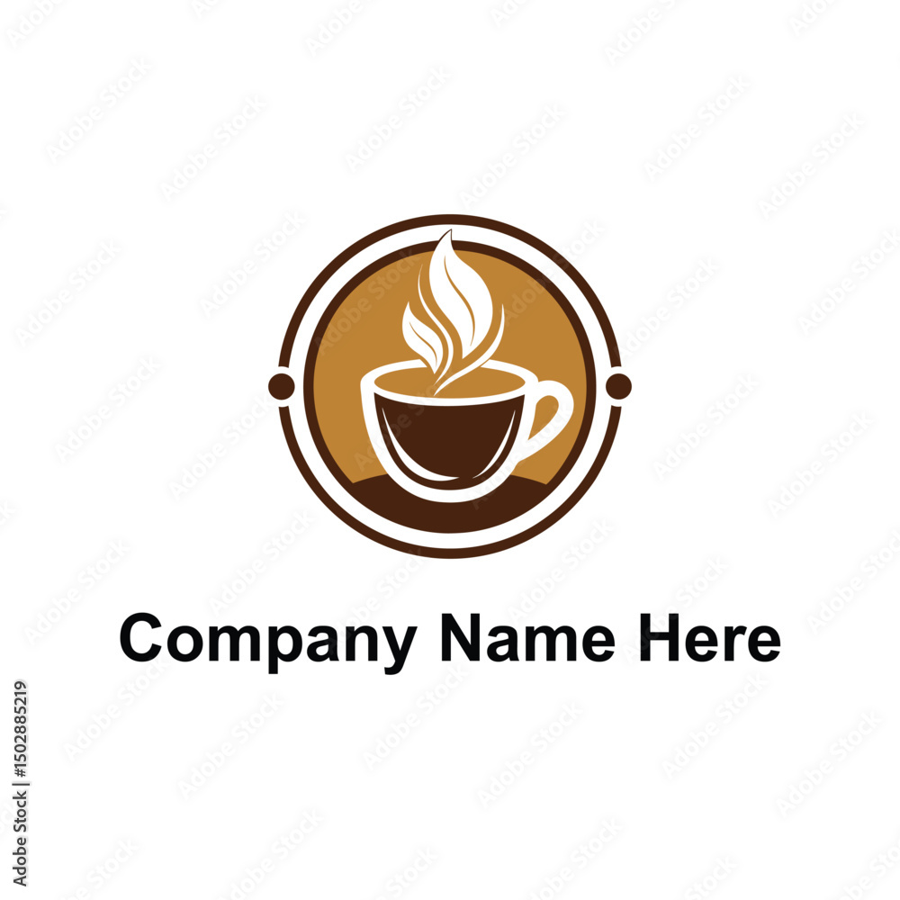 Obraz premium coffee logo
