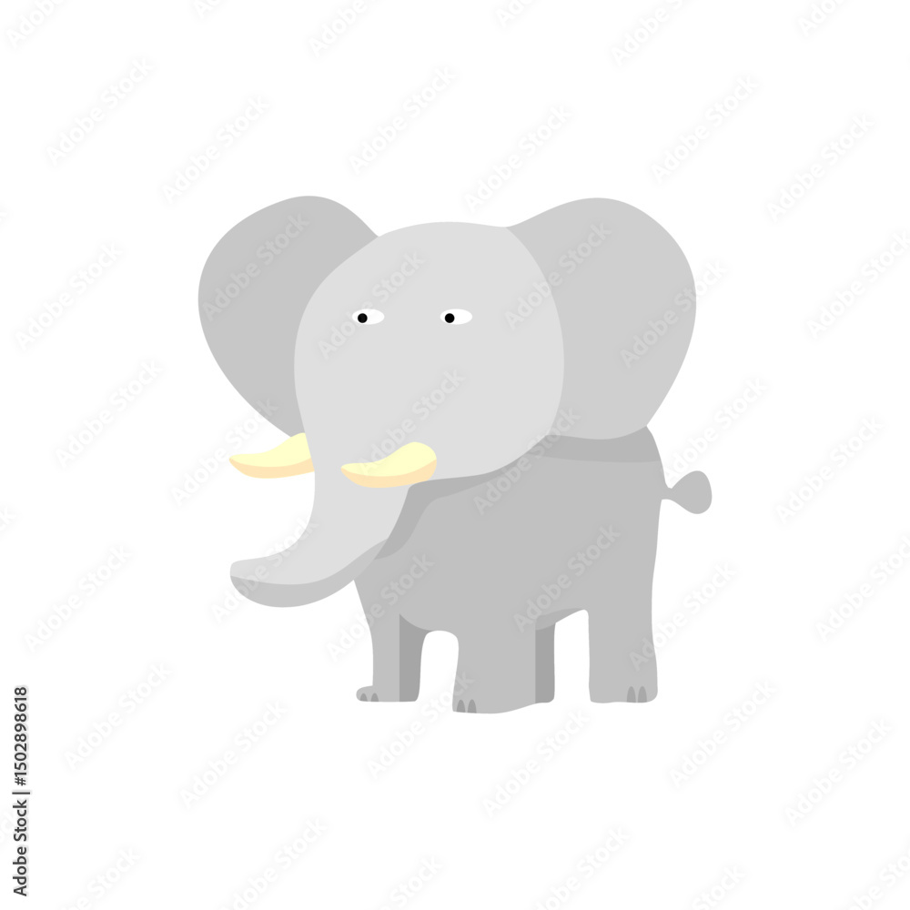 Naklejka premium cute elephant illustration