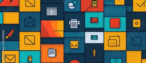Colorful Communication Icons