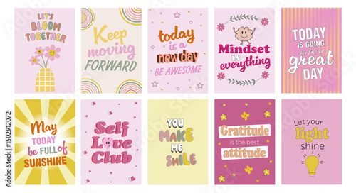 A4 Mental health posters, Positive affirmation posters, Self care posters, positive affirmation cards. Affirmation wall art, affirmation stickers, motivational posters. Printable art, 10 pack bundle
