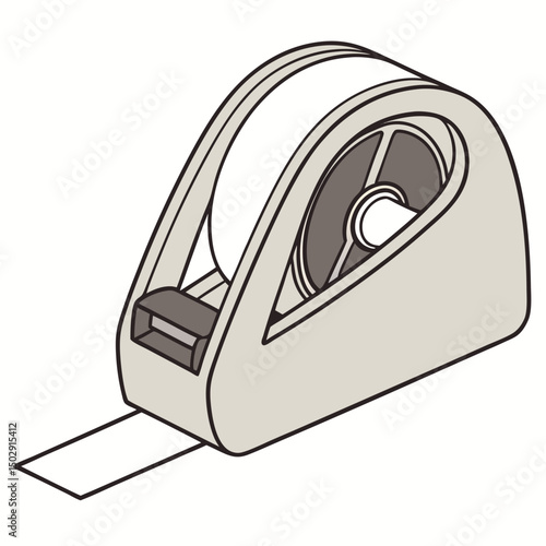 Sticky tape icon on white background. Adobe Illustrator Artwork