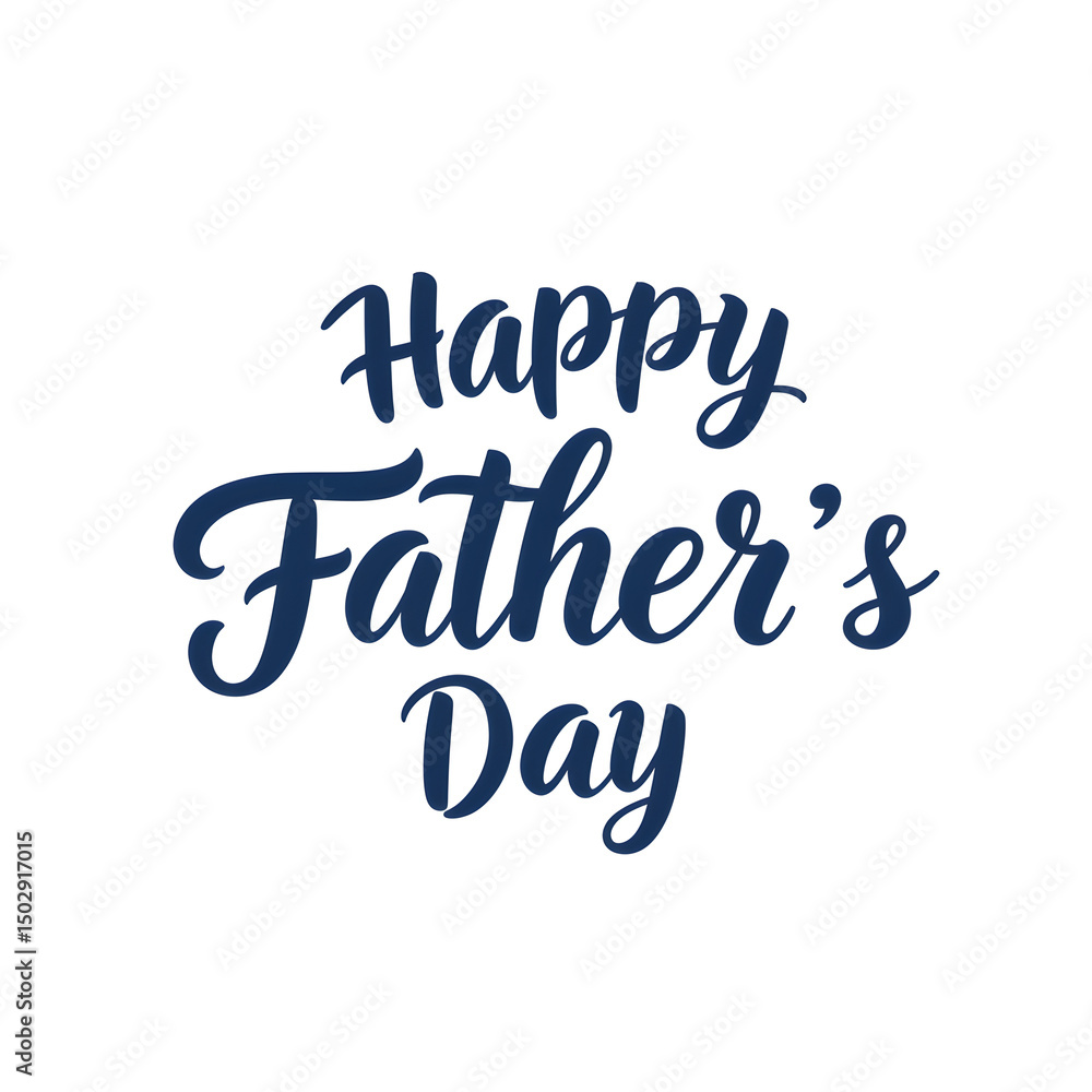 Fototapeta premium Happy Father's Day Greeting