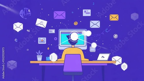woman in the office