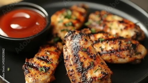grilled chicken breast with vegetables