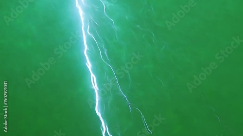 lightning in the night