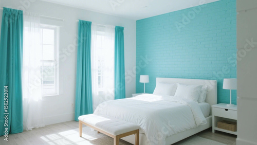 Rustic Elegance: A Modern Farmhouse Living Room with Brick Charm