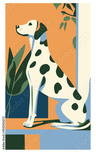 Cute dogs faces illustration in cartoon style. Funny puppies head portraits of different doggy breeds. Happy dog pets face avatars. Flat graphic vector
