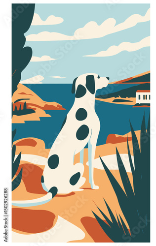 Cute dogs faces illustration in cartoon style. Funny puppies head portraits of different doggy breeds. Happy dog pets face avatars. Flat graphic vector
