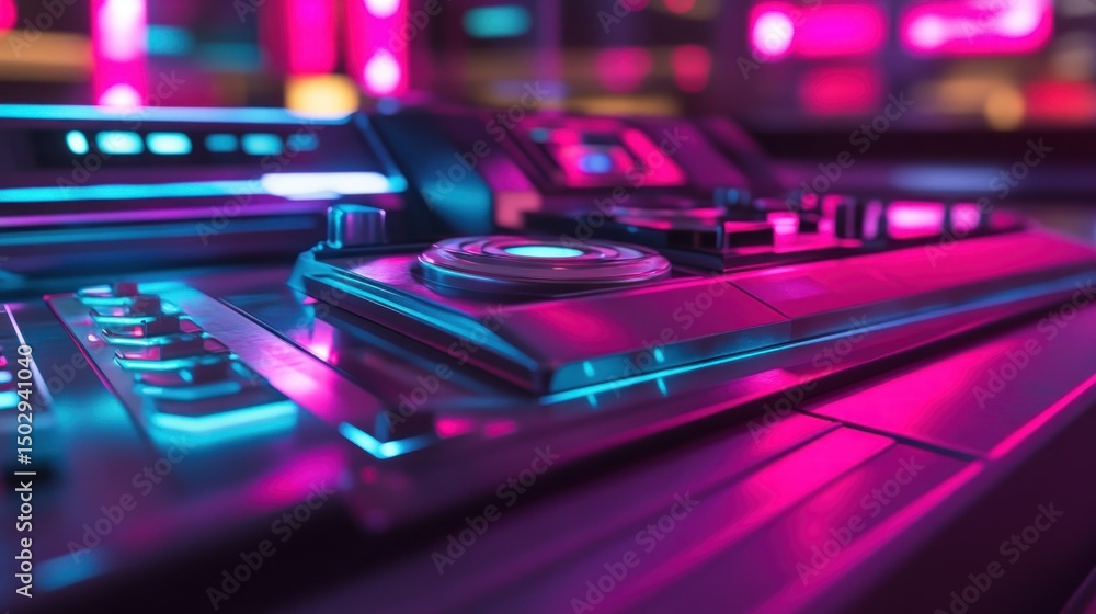 Futuristic audio equipment Futuristic audio equipment