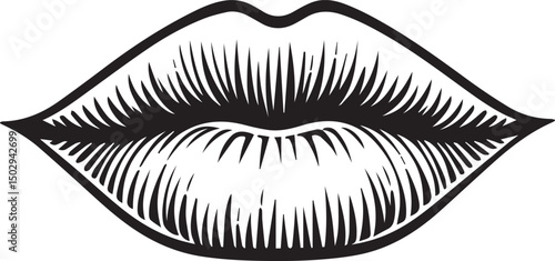 Dripping Lips SVG