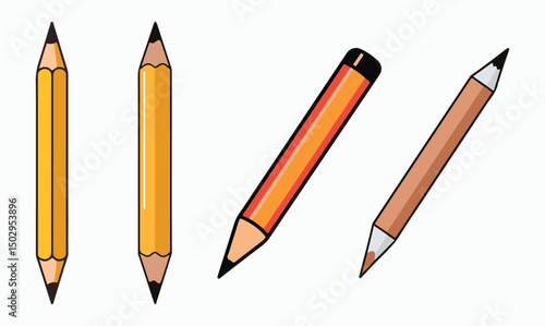Set of colored pencils in various shades, with sharpened tips, representing art and creativity.