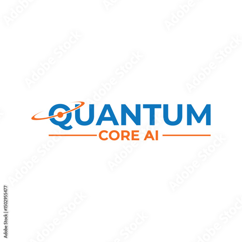 Futuristic quantum logo with sleek lines and tech-inspired elements, perfect for advanced tech, AI, or science brands focused on innovation, precision, and intelligence.

