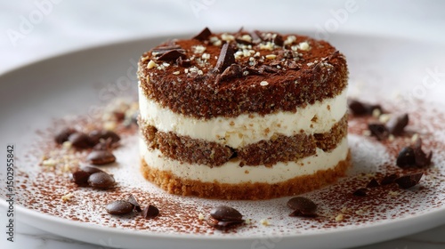 Wallpaper Mural a delicate tiramisu dusted with cocoa Torontodigital.ca