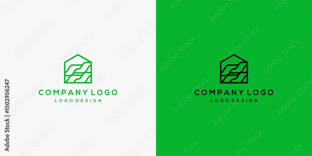 Modern Collection of Minimalist Landscape Icons and Brand Identity Modern Collection of Minimalist Landscape Icons and Brand Identity
