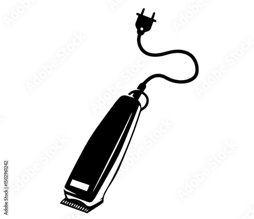 Electric Hair Clipper with Power Cord – Barber Tools, Haircut Equipment, Professional Grooming Device, Personal Care, Salon Styling and Hair Maintenance