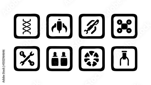 Abstract black background with single white line