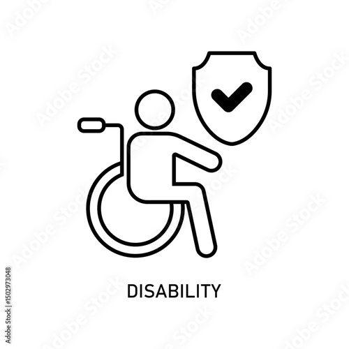 Icon a disability, isolated against a clean background.