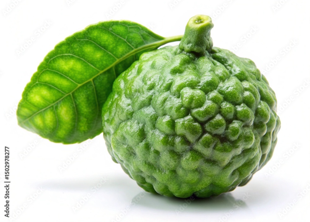 Fototapeta premium kaffir-lime isolated on white background