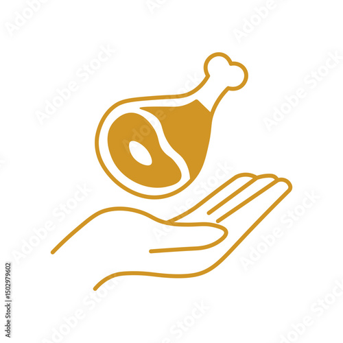 Qurban Meat Donation Illustration