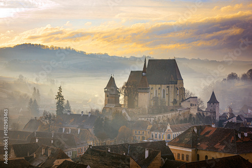 Obraz na plátně Medieval Transylvania, Romania