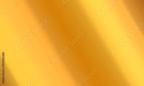 Gold wall texture background with shiny yellow foil effect. Glossy light reflections create a vibrant, luxurious feel, perfect for elegant golden paper, premium wallpaper designs. Glass Texture Effect