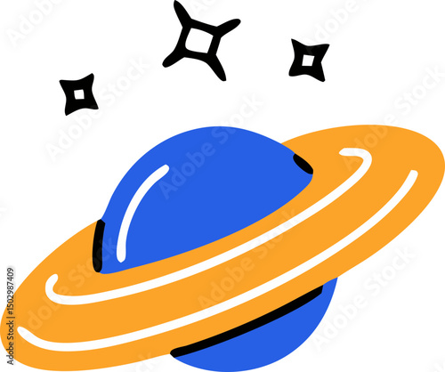 space and universe theme svg icon