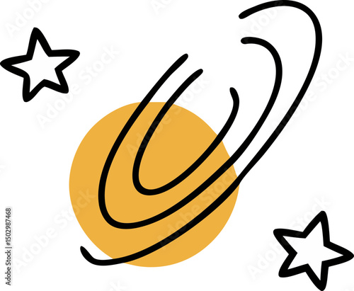 space and universe theme svg icon