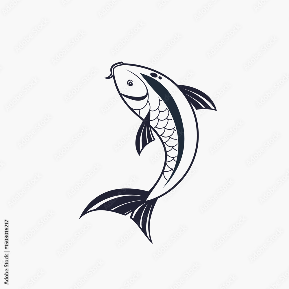 Fototapeta premium Fish logo