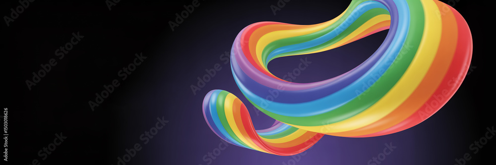 Abstract rainbow swirl design background Abstract rainbow swirl design background