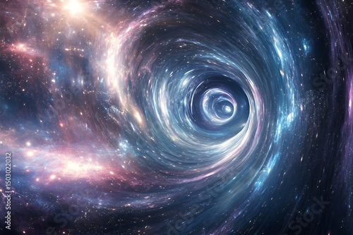 Cosmic Swirl A Galactic Vortex Of Stars And Nebulae