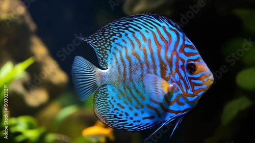 tropical fish in aquarium