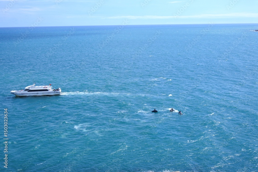 Obraz premium Sea View from Nanshan Temple