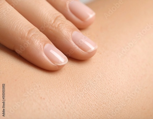 woman applying cream on her hand