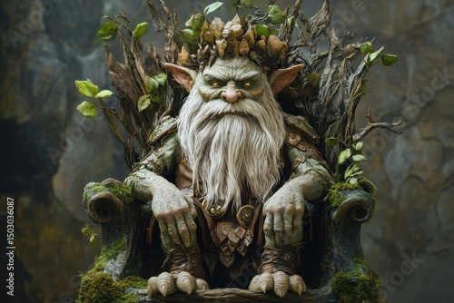 Goblin King: Enchanted Forest Throne & Tree Spirit Myth