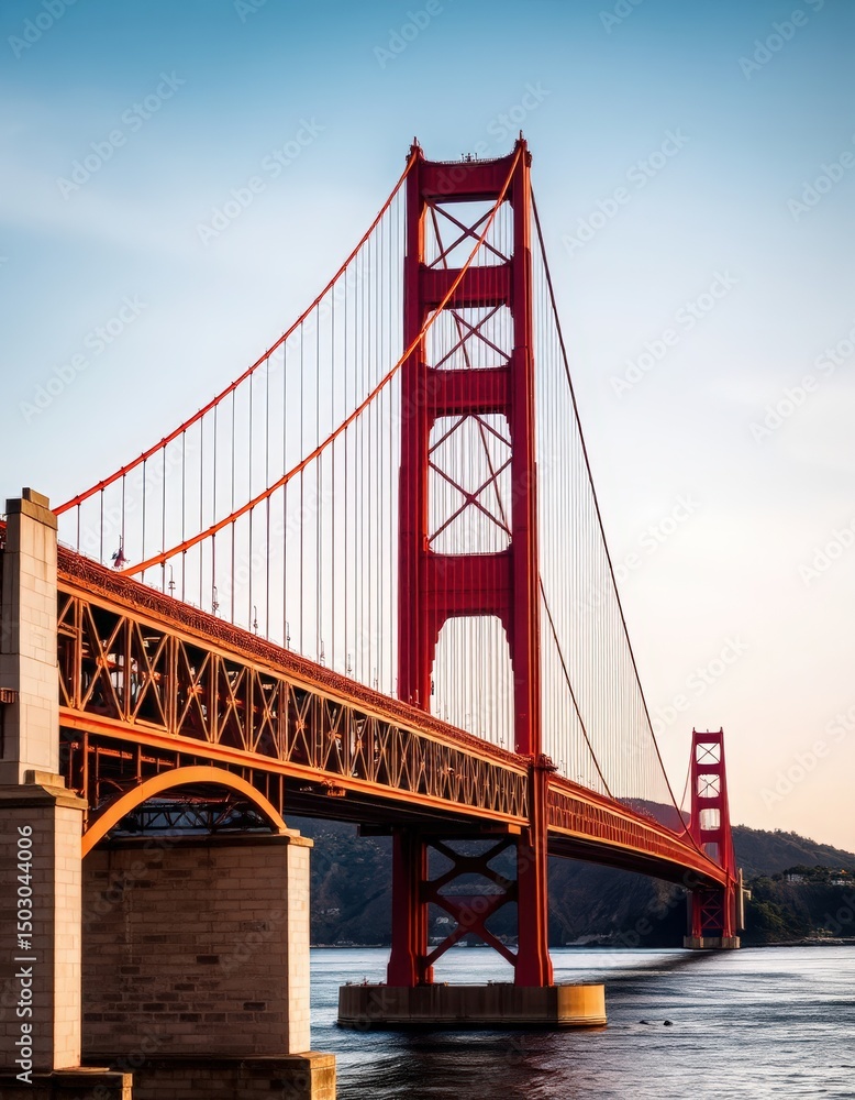 Fototapeta premium bridge at sunset
