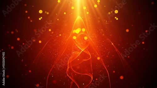 Pentecost celebration videos. glowing red and red background video