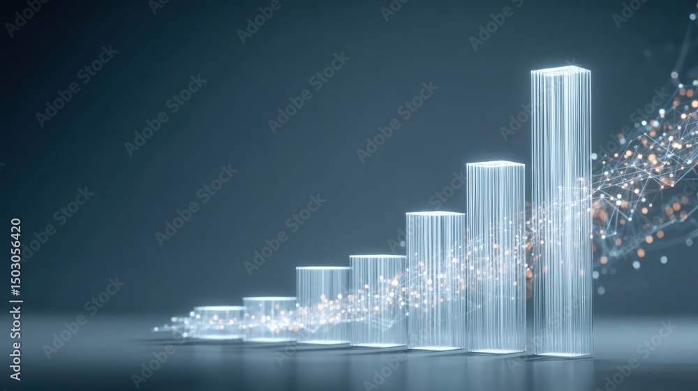 Naklejka premium Ai generated fib bounce reaction profiler icon concept with advanced technology and visual data representation