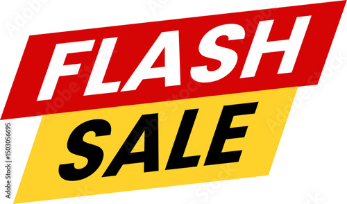 flash sale promotion banner illustration