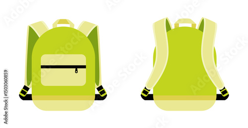 School backpacks set Colorful bags for primary school students