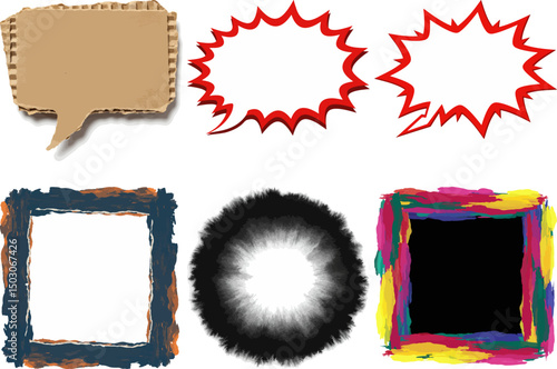 Text Emphasis Effect Clipart Collection