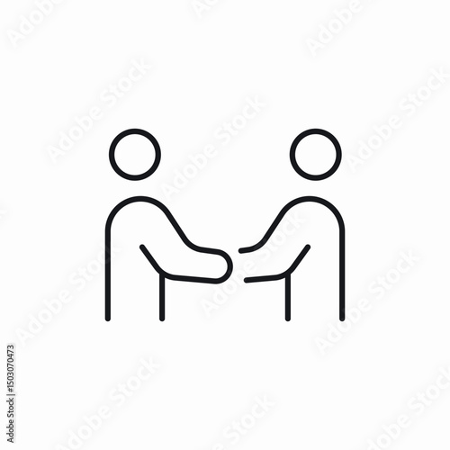 business agreement icon sign vector