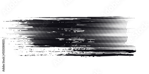 Glitch distorted grunge layer . Noise destroyed texture . Trendy defect error shapes . Overlay grunge texture . Distressed effect . modern