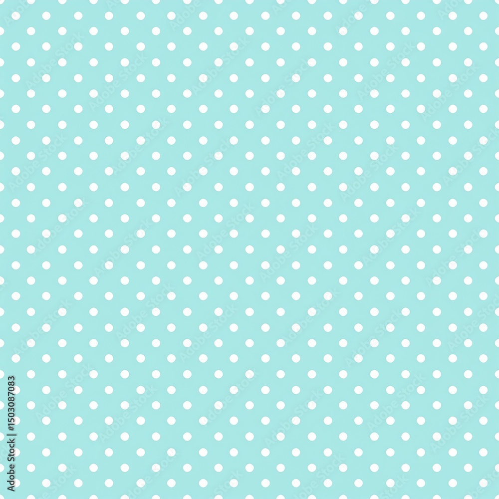 Light Blue Seamless Pattern with White Polka Dots Ideal for Backgrounds and Textiles Light Blue Seamless Pattern with White Polka Dots Ideal for Backgrounds and Textiles