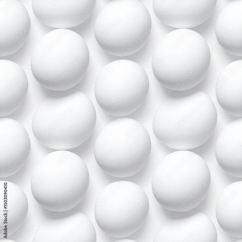 White Seamless Pattern of Uniform Circular Shapes Ideal for Background and Design Usage in Various Creative Projects White Seamless Pattern of Uniform Circular Shapes Ideal for Background and Design Usage in Various Creative Projects