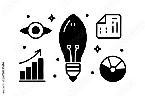Innovative Business Idea Growth Strategy Concept Illustration
