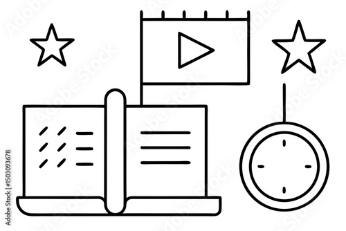 Online Course Content Planning with Video Tutorials and Time Management